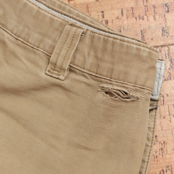 Columbia Khaki Pants Mens 38 Tan Distressed - Picture 8 of 13